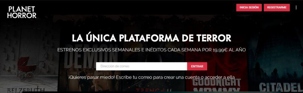 Planet Horror: la primera plataforma de contenido de terror