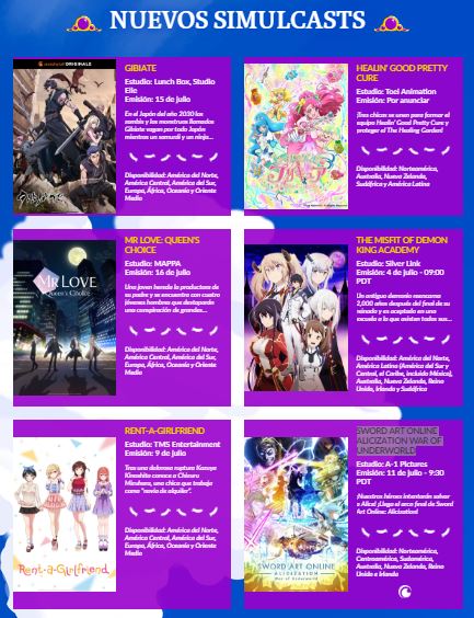 Primeras incorporaciones en Crunchyroll para la temporada de verano