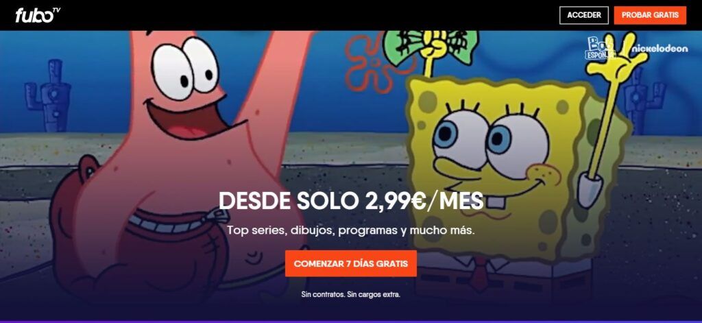 FuboTV: disfruta de la televisión de pago por un precio muy asequible
