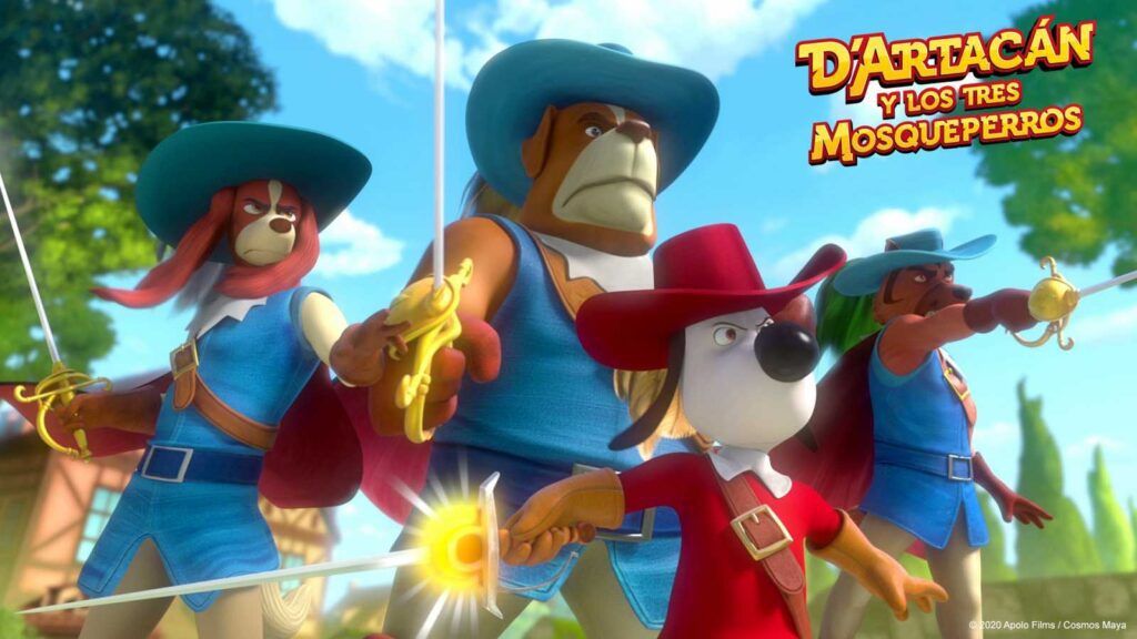 Dartacan vuelve a la gran pantalla junto a los tres Mosqueperros