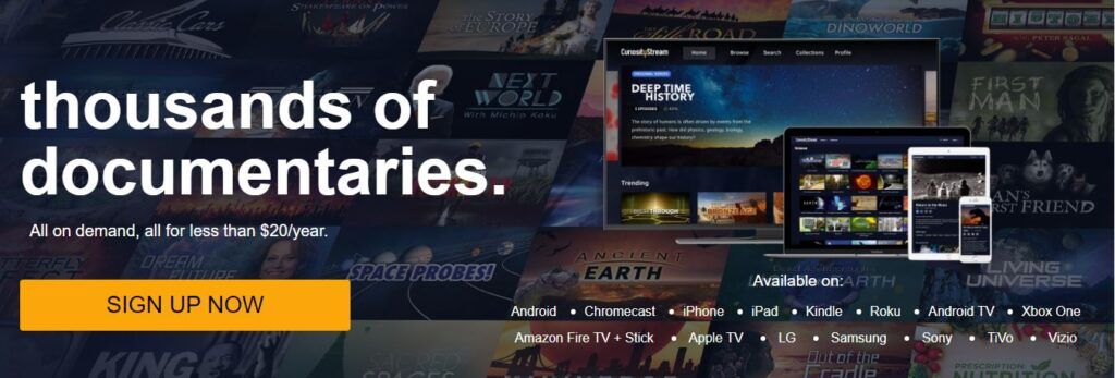 ¿Sois curiosos? Llega a España CuriosityStream