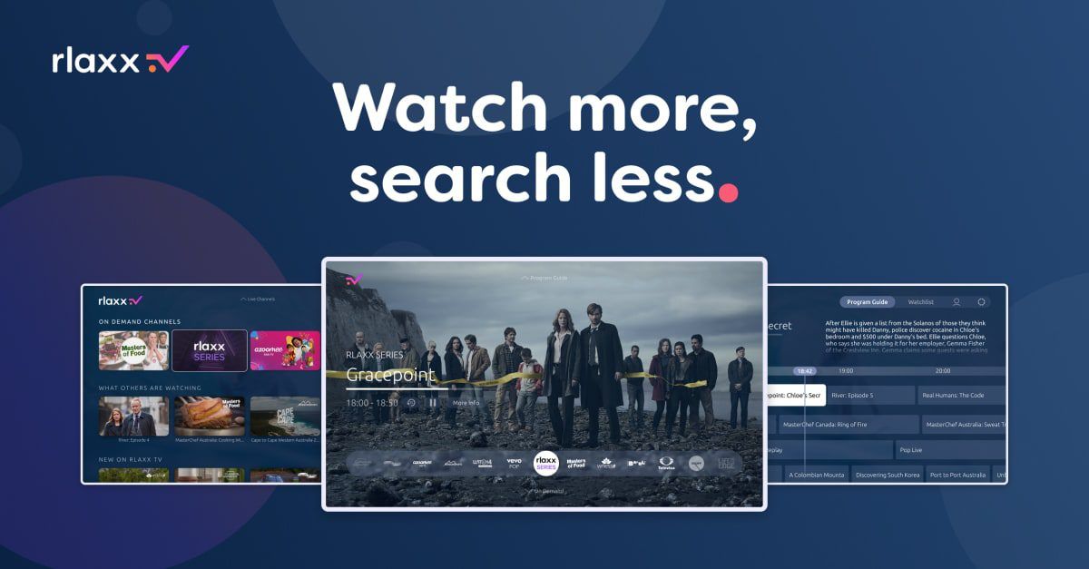 rlaxx TV llega para competir con Pluto TV