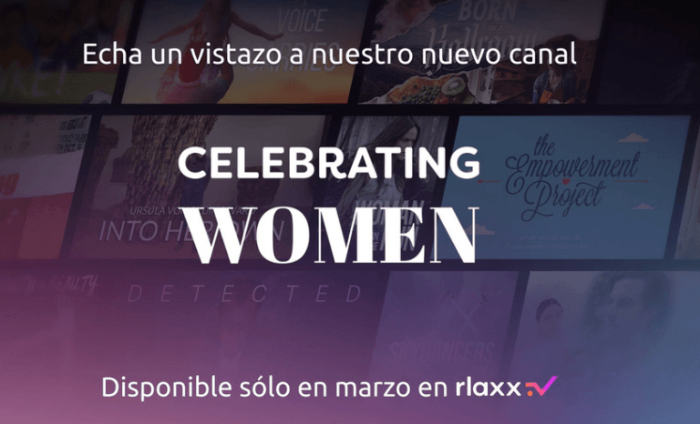 rlaxx TV lanza el canal Celebrating Women