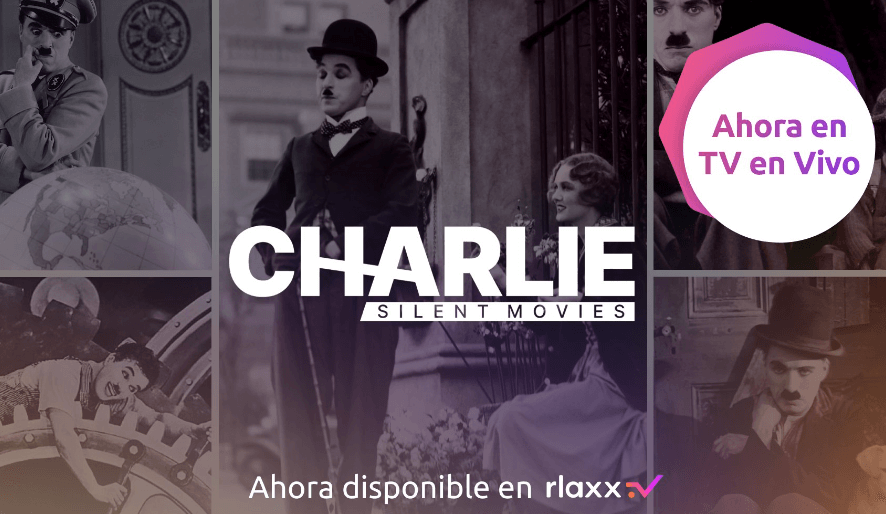 Charles Chaplin llega a rlaxxTV con un nuevo canal