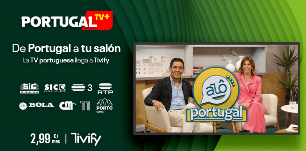 La televisión portuguesa llega a Tivify