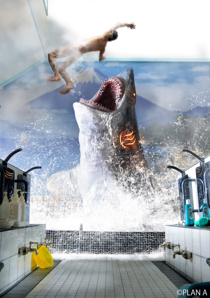Llega a Japón un tiburón tan grande como Godzilla
